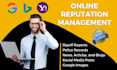 push down any negative links, online reputation management