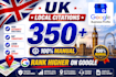 do 350 UK local citations and directory submission for local SEO