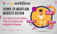 do webflow website, webflow website design, figma to webflow, web design