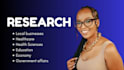 do research, summaries, article work on any field