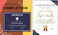 create certificate design, custom diploma, award certificate