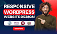 design clean and responsive wordpress website or blog website design
