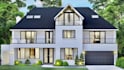 do house 3d exterior design,sketchup modelling, 3d rendering