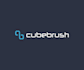 design absolutely outstanding cube brush logo