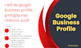 audit your google my business profile, gmb, gbp listings