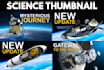 design amazing space and science youtube thumbnail