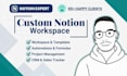 build custom notion workspace, template, and automation