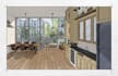 hand draw architectural sketches of interior and exterior