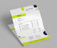 create a modern and professional invoice design