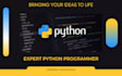 be your python coder, programmer and python expert
