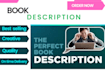 write best selling book blurb and ebook description for you
