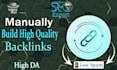 build high quality SEO dofollow backlinks with white hat link building