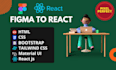 convert figma design to pixel perfect react website