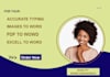 do fast typing, ms word typing, and any typing job