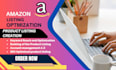do amazon product listing, SEO optimized amazon listing