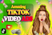 create viral tik tok video ads and dropshipping video ads