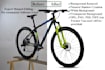 bicycle image background removal,make a shadow to look good