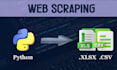 do web scraping, and data mining with python