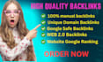 100 high quality backlinks SEO link building