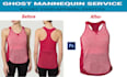 do symmetrical ghost mannequin and neck joint