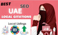 do 200 local citations local listing directory for dubai uae