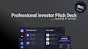 design professional pitch deck that will impress your investors