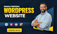 do wordpress website development, design or redesign wordpress blog