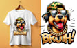 design 3d trendy custom t shirt design or any style tshirt illustration