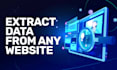 do web scraping, data scraping and data extraction