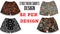 create all over streetwear mesh shorts or pants