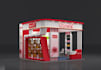 design 3d exhibition stall, trade show booth