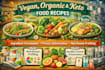 create vegan, organic and zero caloric recipes for business