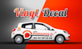 design vinyl decal sticker for vehicle windscreen and body