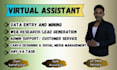 be your virtual assistant for any admin works you want