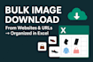 download bulk images from URL in excel or website