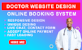 professional website design for doctors, hospitals clinics