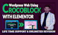 build wordpress website with crocoblock and elementor pro