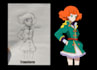 convert hand drawing into digital art