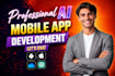 do ai mobile app development, ios app development, flutter flutterflow developer