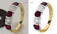 do high end image editing of jewelry retouching in photoshop
