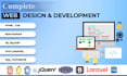 design HTML, CSS, javascript, bootstrap, and PHP responsive  websites