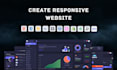 create responsive business website and web application