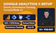 setup ga4 ecommerce tracking with GTM and conversion events