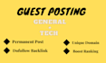 publish tech guest post, link insertion on high authority tech sites