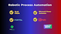 build rpa bots in uipath, power automate, blueprism