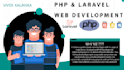 develop web applications in laravel