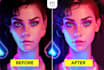 fix ai art, fine tune and enhance the quality