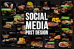design facebook instagram posts and story content