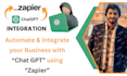 integrate and automate chatgpt with your apps and workflows