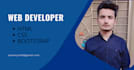front end web developer, website design html css bootstrap,